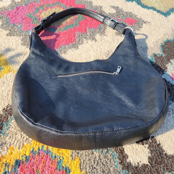 Roberta M Italian pebbled leather handbag - Picture 2 of 9